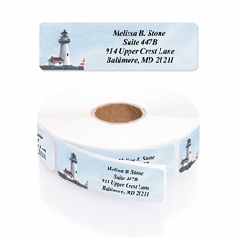 Lighthouse Designer Rolled Address Labels