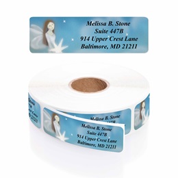 Peace Angel Designer Rolled Address Labels