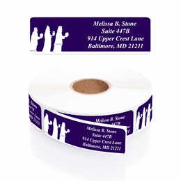 Journey Toward Peace Designer Rolled Address Labels