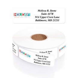 Best Of The Holidays Designer Rolled Address Labels