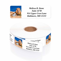 Lamb Of Peace Designer Rolled Address Labels