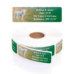 A True Miracle Designer Rolled Address Labels