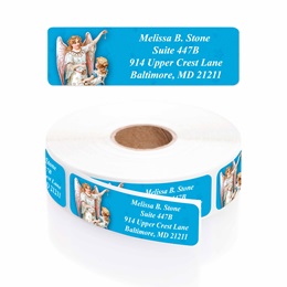 Appearing Angel Designer Rolled Address Labels