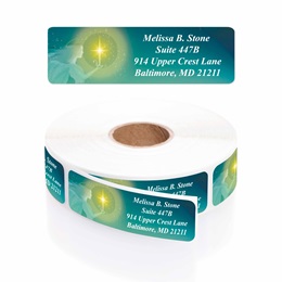 Christmas Lighting Designer Rolled Address Labels