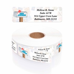 Just Moved Designer Rolled Address Labels