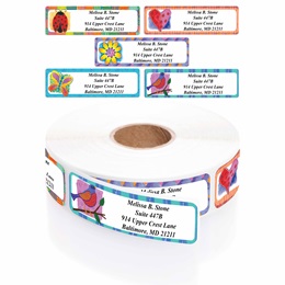 Imagination Designer Rolled Address Label Assortment