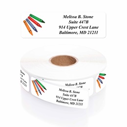 Kreative Kids Designer Rolled Address Labels