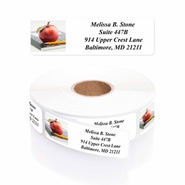 An Apple A Day Designer Rolled Address Labels