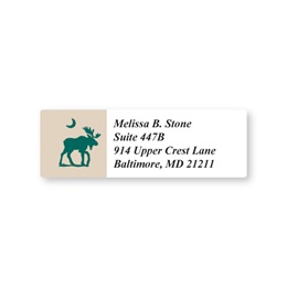 Moose Sheeted Address Labels