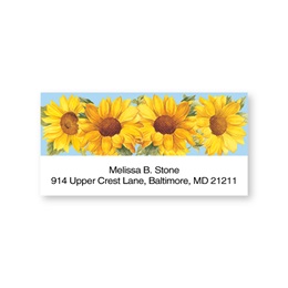 Sunflower Sheeted Address Labels