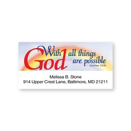 Scripture Sheeted Address Labels