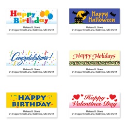Special Occasion Sheeted Address Label Assortment