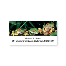 Tree Frogs Sheeted Address Labels