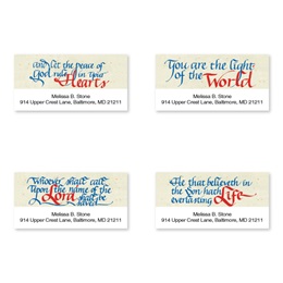 Inspiration Sheeted Address Label Assortment
