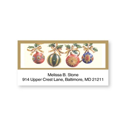 Ornaments Sheeted Address Labels