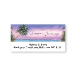 Tropical Greetings Sheeted Address Labels