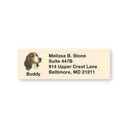 Beagle Pet Breed Address Labels