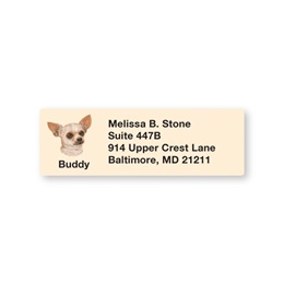 Chihuahua Pet Breed Address Labels