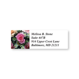 Rose In Bloom Sheeted Address Labels