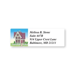 Victorian House Sheeted Address Labels