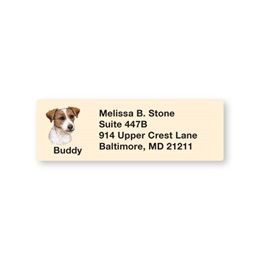 Jack Russell Pet Breed Address Labels