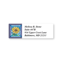 Sunflower Sheeted Address Labels