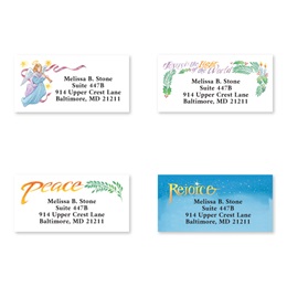 Religious Holiday Sheeted Address Label Assortment
