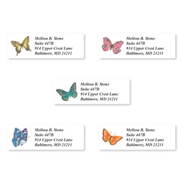 Butterflies in Flight Assorted Sheeted Address Labels