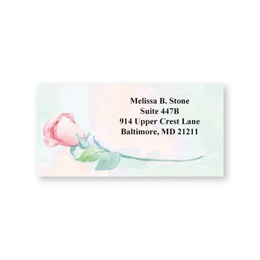 Soft Roses Sheeted Address Labels