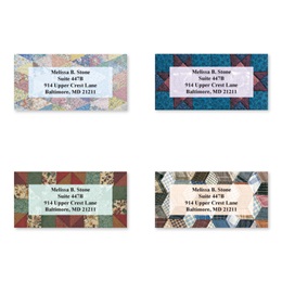Quilts Sheeted Address Label Assortment