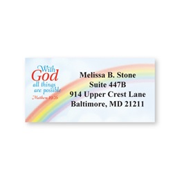 Scripture Sheeted Address Labels