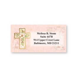Flowers Of Faith Sheeted Address Labels