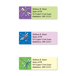 Dragonflies Sheeted Address Label Assortment