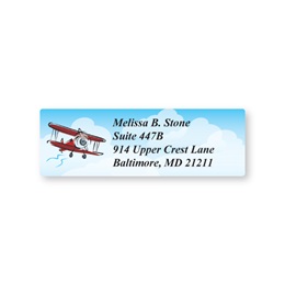 Airplane Sheeted Address Labels