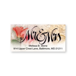 Mr And Mrs Sheeted Address Labels