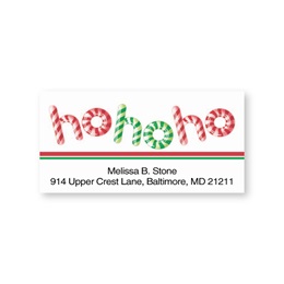 Ho Ho Ho Sheeted Address Labels