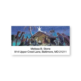 Nativity Sheeted Address Labels