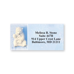 Polar Bears Sheeted Address Labels