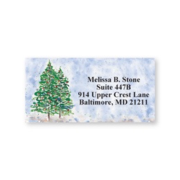 Winter Watercolor Sheeted Address Labels