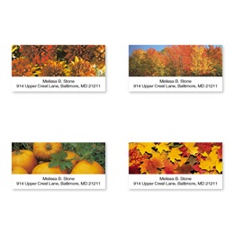 Autumn Beauty Sheeted Address Label Assortment