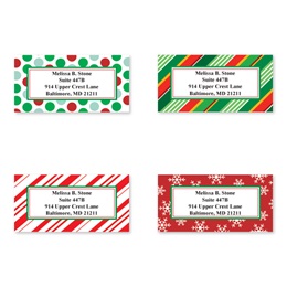 Gift Wrap Greetings Sheeted Address Label Assortment