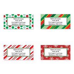 Gift Wrap Greetings Sheeted Address Label Assortment