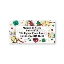 Jingle Bells Sheeted Address Labels