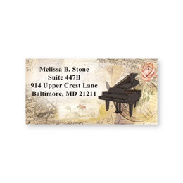 Sweet Melody Sheeted Address Labels