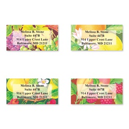 Fancy Fruits Sheeted Address Label Assortment