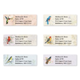Backyard Birds Sheeted Address Label Assortment