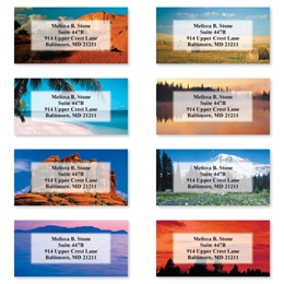 American Landscape Sheeted Address Label Assortment