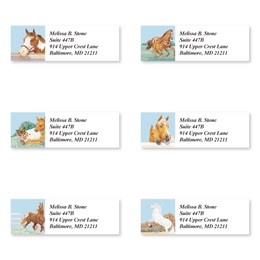 Equine Sheeted Address Label Assortment