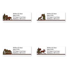 Country Lodge Sheeted Address Label Assortment