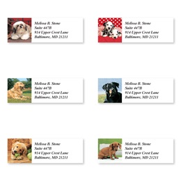 Canine Characters Sheeted Address Label Assortment